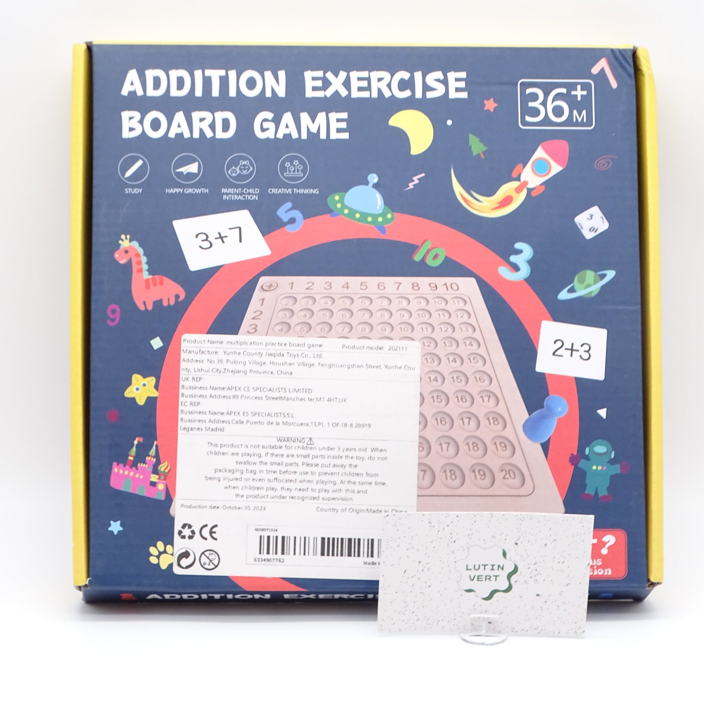 Addition Exercise Board Game Apex- Dès 3 ans | Ref 14606