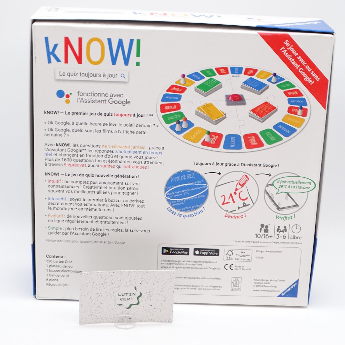 Know ! RAVENSBURGER - Dès 10 ans | Ref 14619