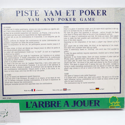 Piste Yam et Poker L’ARBRE A JOUER - Dès 7 ans | Ref 14623