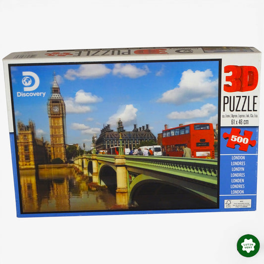 Puzzle 3D Londres 500 pcs d'occasion DISCOVERY - Dès 10 ans | Ref 10478