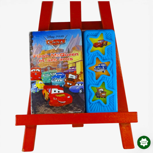 Cars livre sonore Flash McQueen et ces amis d'occasion PI KIDS - Dès 3 ans | Ref 10500
