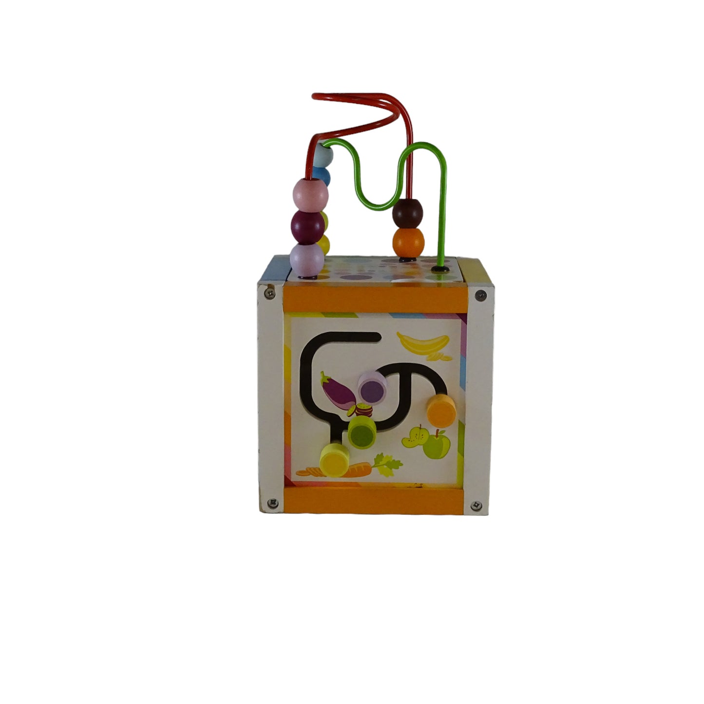 Multi jeux d’éveil cube en bois d'occasion JANOD - Dès 3 ans | Lutin Vert