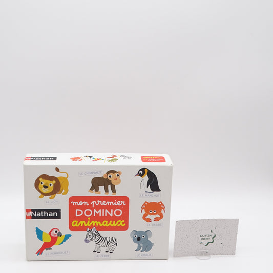 Mon premier domino animaux  NATHAN - Dès Boite un peu usée et scotchée | Ref 14671