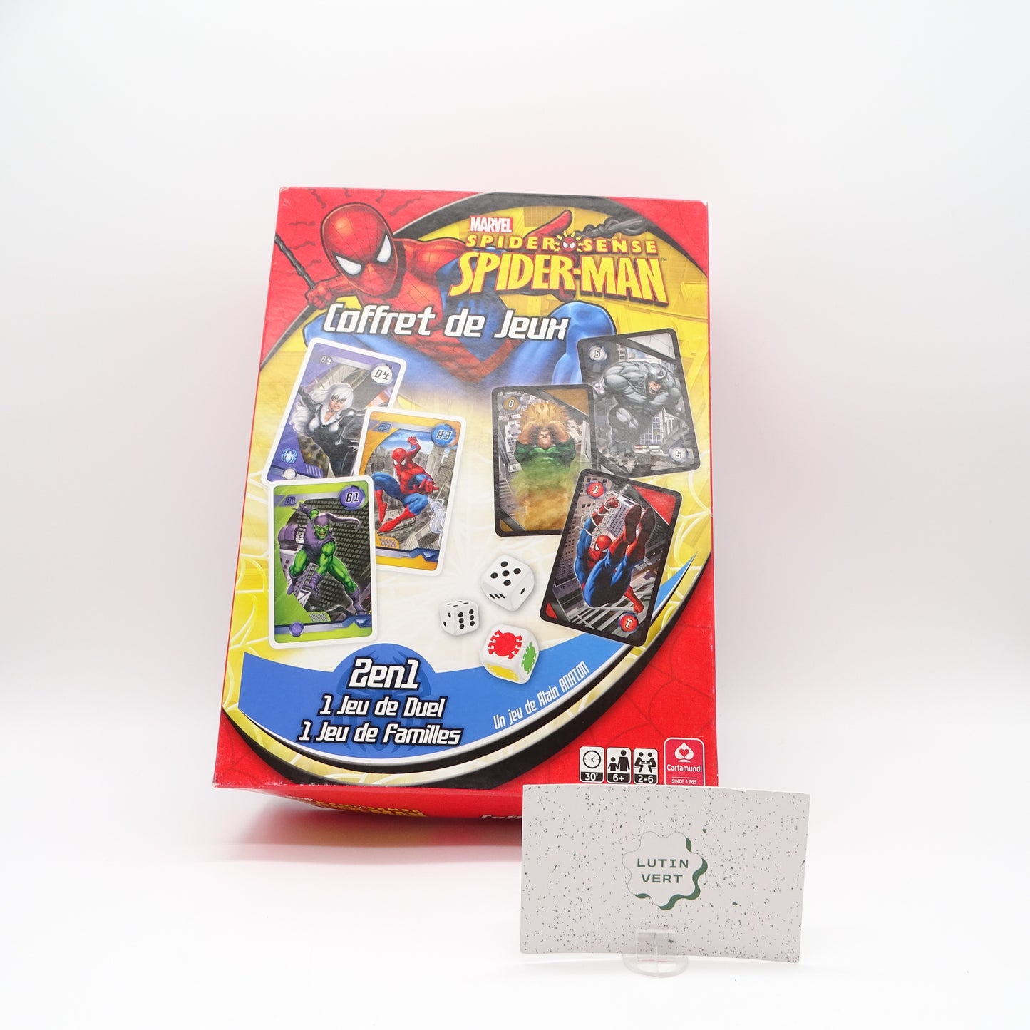 Spider man coffret de jeux CARTA MUNDI - Dès 6 ans | Ref 14659