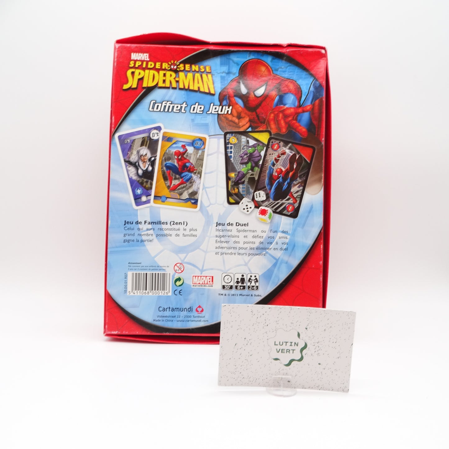 Spider man coffret de jeux CARTA MUNDI - Dès 6 ans | Ref 14659