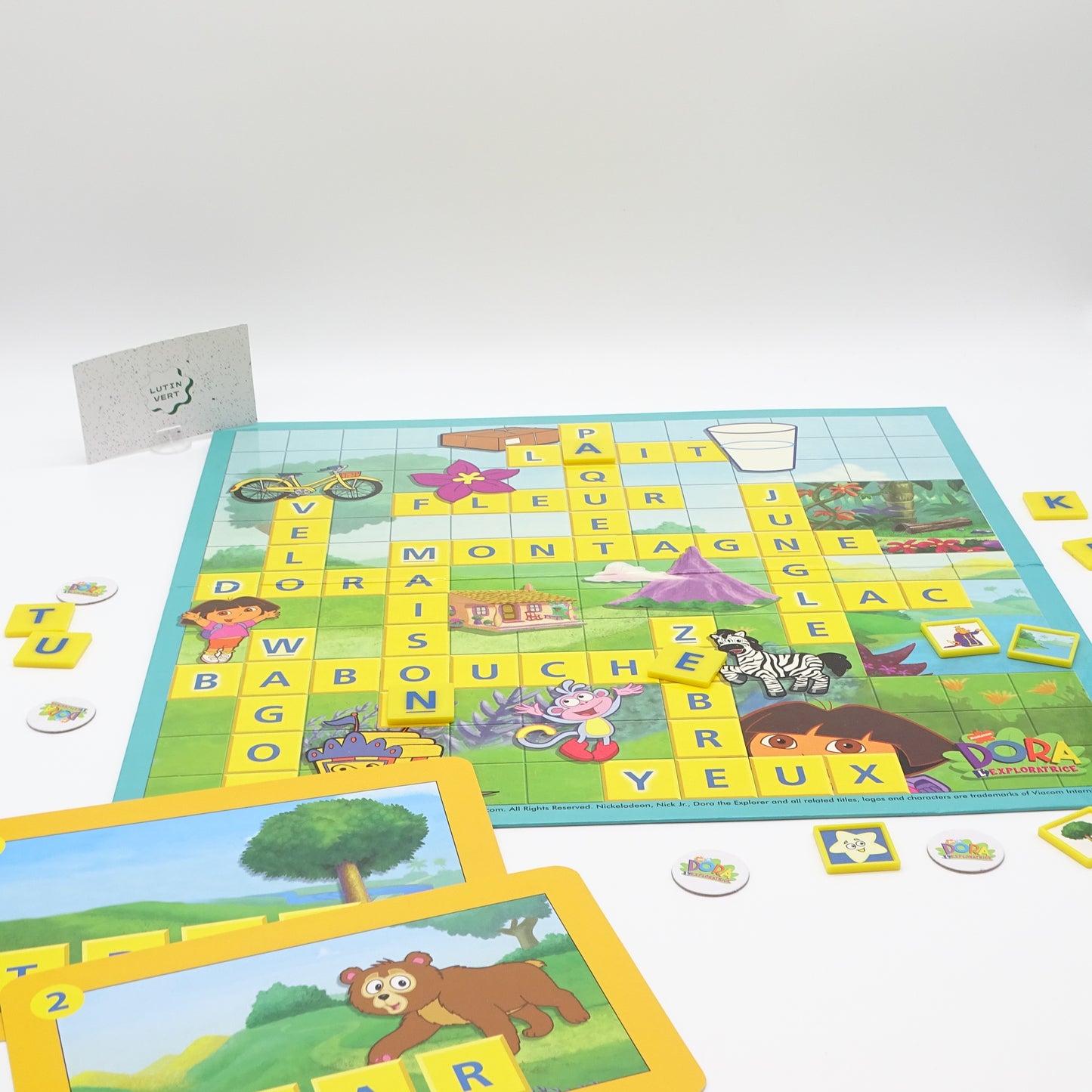 Mon 1ier Scrabble Édition Dora L’Exploratrice MATTEL - Dès 4 ans | Ref 14681