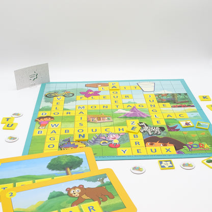 Mon 1ier Scrabble Édition Dora L’Exploratrice MATTEL - Dès 4 ans | Ref 14681
