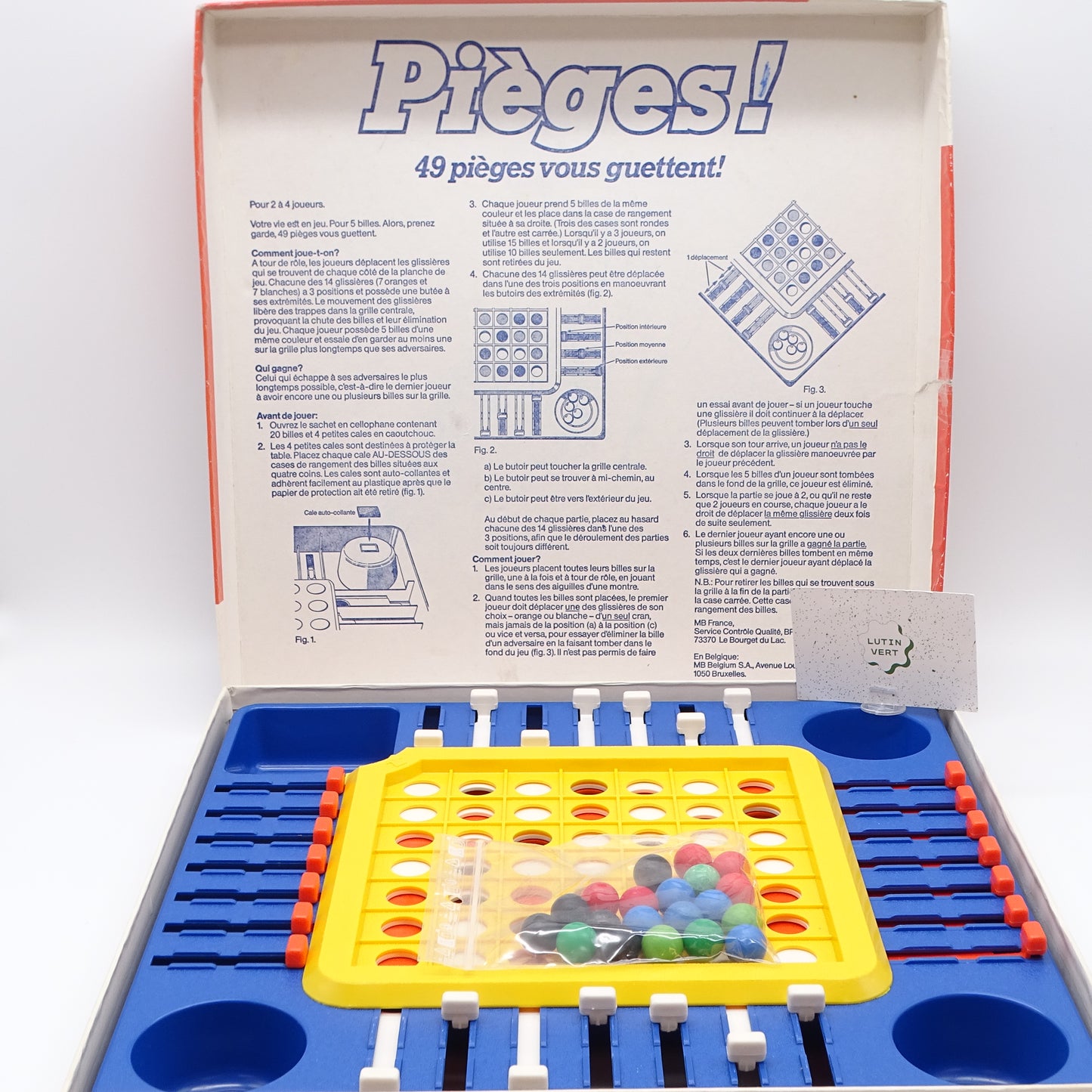 Pièges, Édition vintage 1984 MB JEUX - Dès 7 ans | Ref 14683