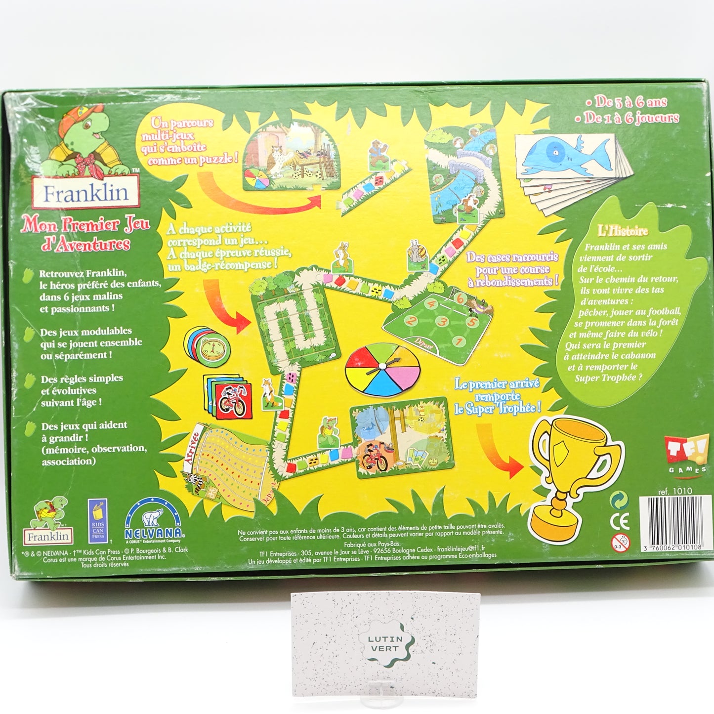 Franklin, mon 1ier jeu d’aventures TF1 GAMES - Dès 3 ans | Ref 14679