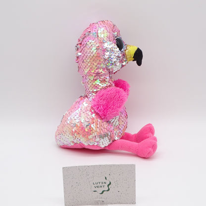 Peluche Pinky le Flamant à sequins TY - Dès 3 ans | Ref 14684
