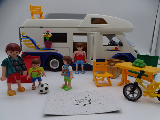 Playmobil pièce unique « Camping-car en famille » d'occasion PLAYMOBIL - Dès 4 ans | Ref 13166