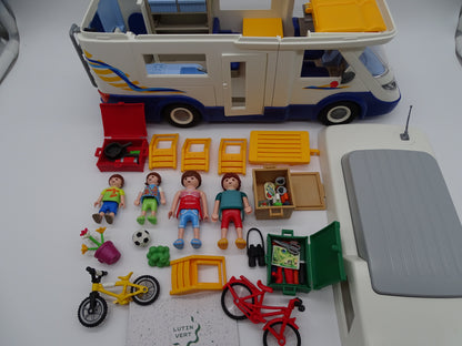 Playmobil pièce unique « Camping-car en famille » d'occasion PLAYMOBIL - Dès 4 ans | Ref 13166