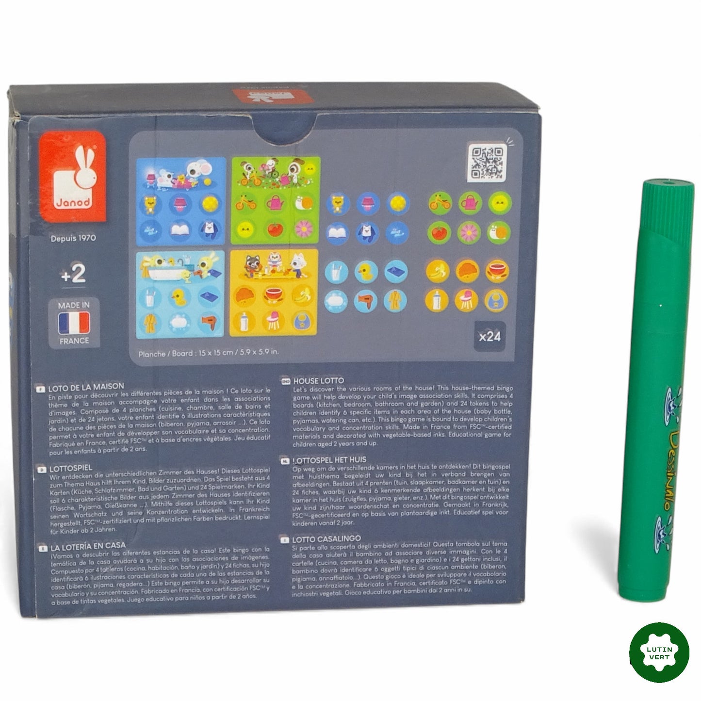 Loto de la maison d'occasion JANOD - Dès 2 ans | Ref 11596