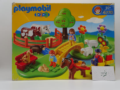 Playmobil 1 2 3 « Coffret Famille à la campagne » 6770 d'occasion PLAYMOBIL - Dès 18 mois | Ref 13165