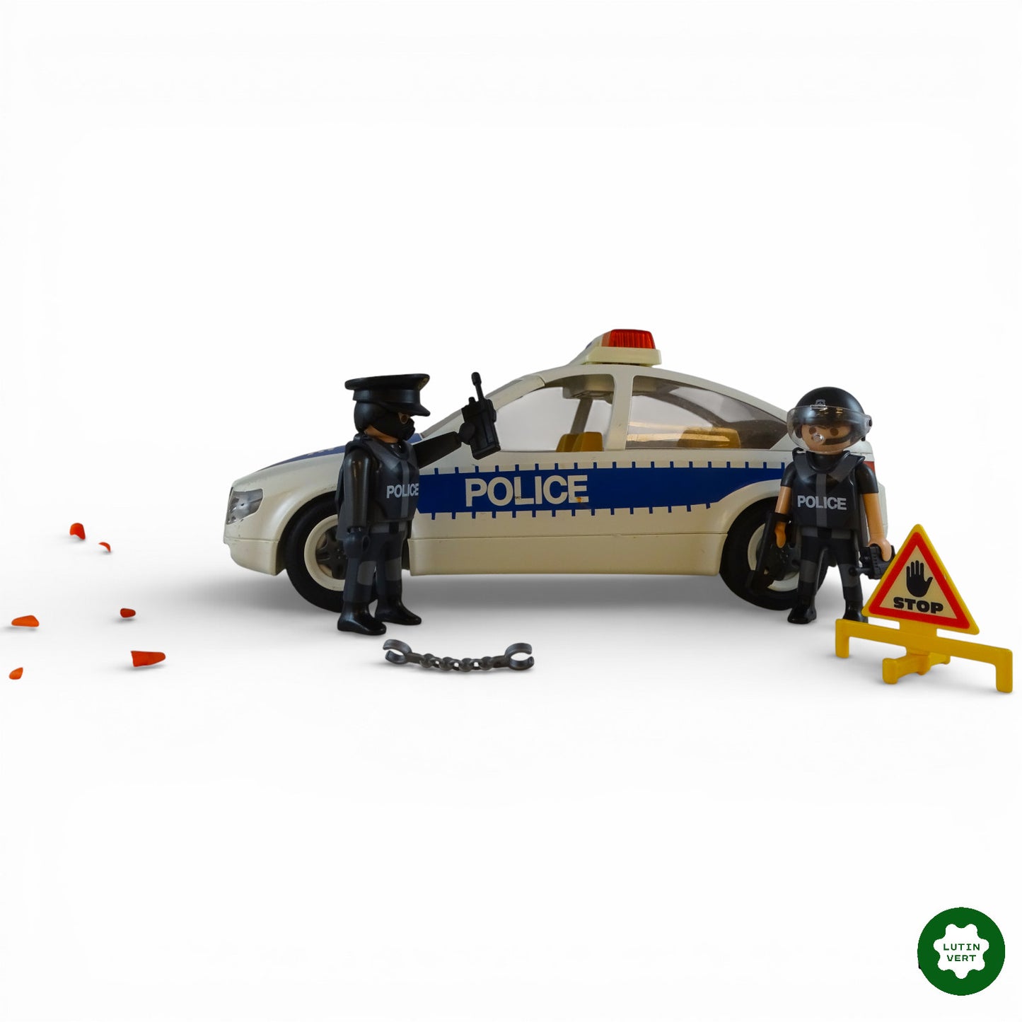 Playmobil « Voiture de police et policiers » d'occasion PLAYMOBIL - Dès 4 ans | Ref 12984