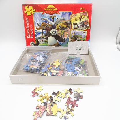 3 Puzzles Kung Fu Panda  RAVENSBURGER - Dès 5 ans | Ref 15486