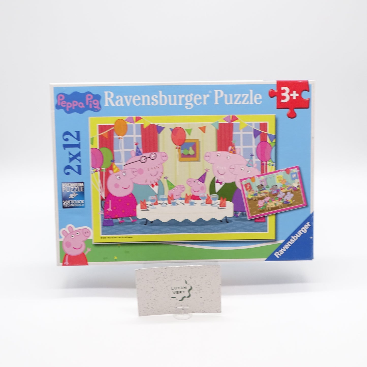 Coffret 2 Puzzles 12 pièces Peppa Pig RAVENSBURGER - Dès 3 ans | Ref 15340