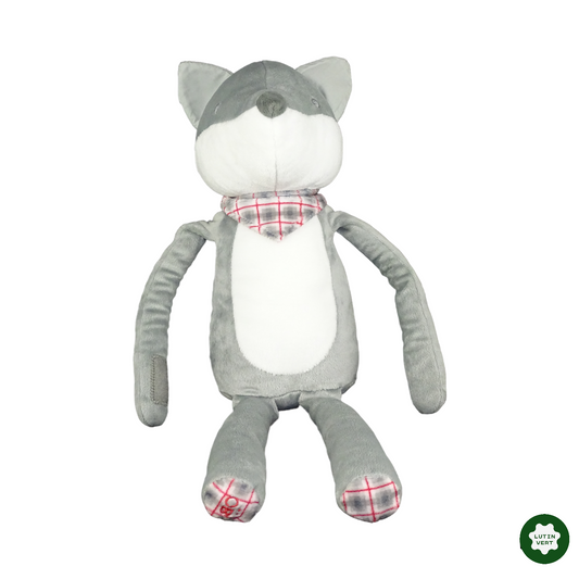 Renard gris et blanc. d'occasion OBAÏBI - Dès 6 mois | Lutin Vert