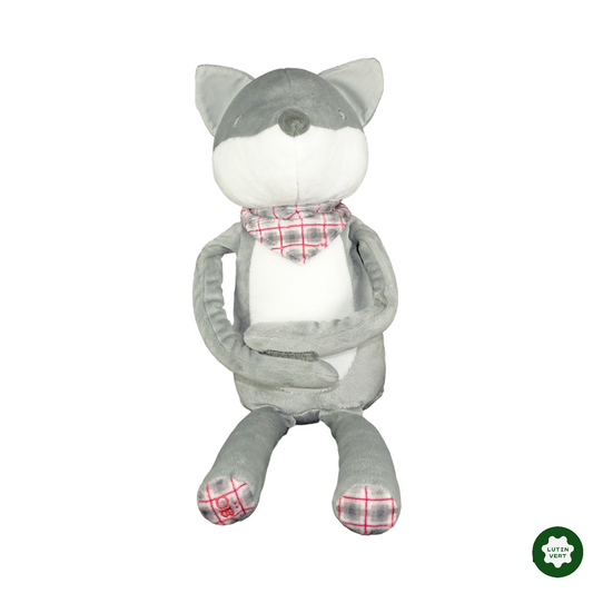 Renard gris et blanc. d'occasion OBAÏBI - Dès 6 mois | Lutin Vert