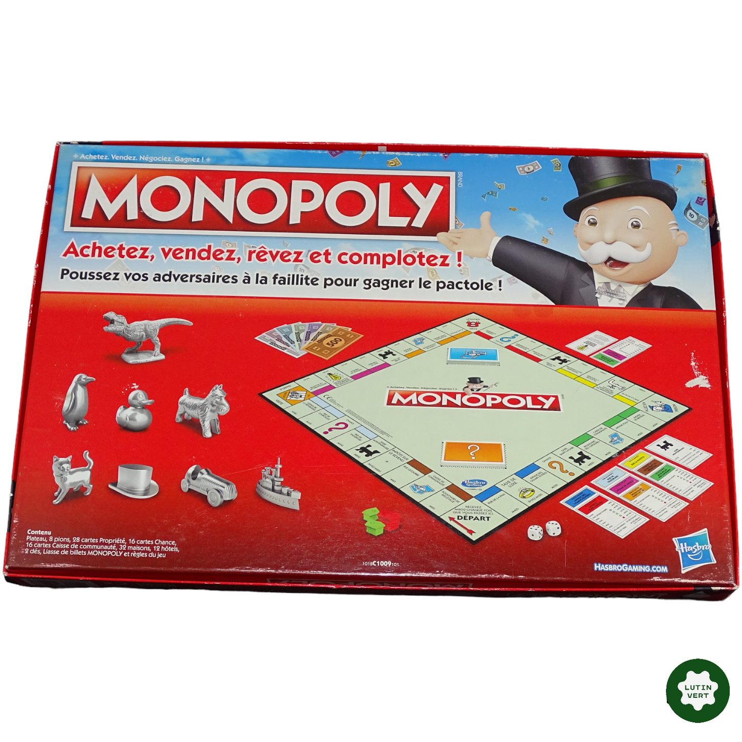 Monopoly d'occasion HASBRO - Dès 8 ans | Lutin Vert