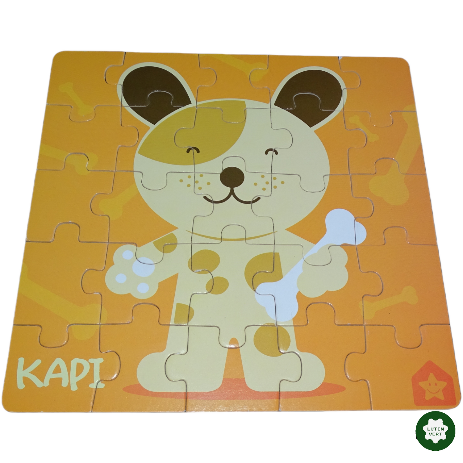 Puzzle Pompier en bois Enfants 3 ans