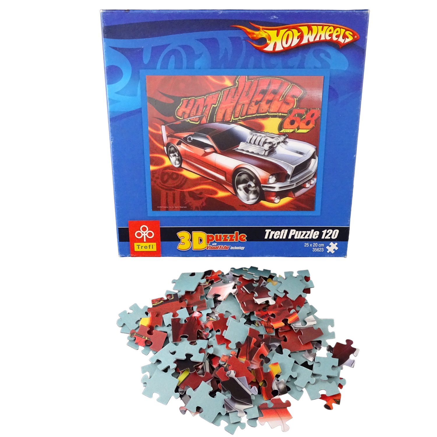 Puzzle 3D - Voiture Hot Wheels 68 - Trefl – Lutin Vert - Recyclerie de  jouets