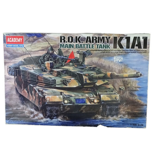Maquette ROK Army MBT K1A1 Miniature 1/35 d'un tank motorisé - Academy