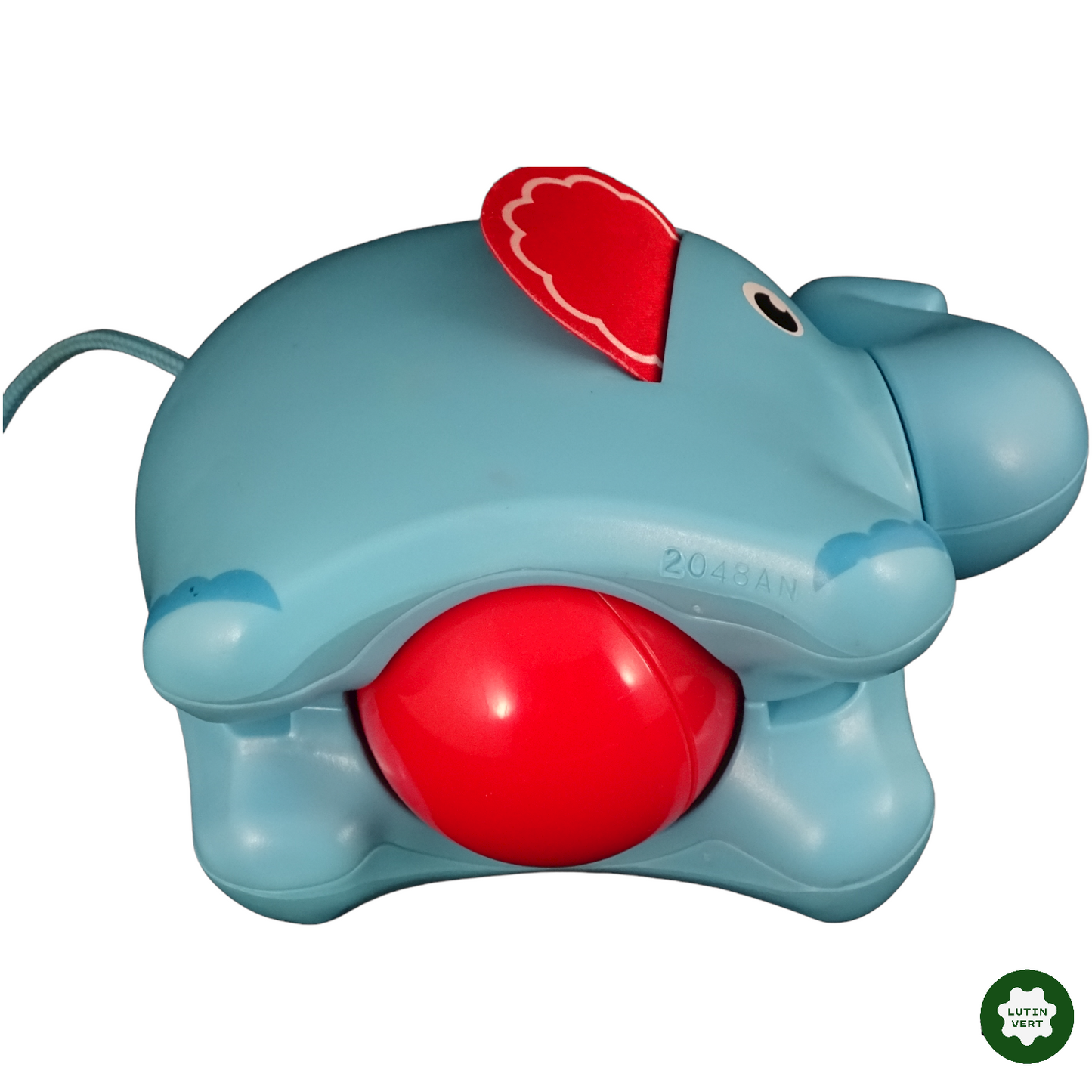 Élephant à roulette bleu ciel d'occasion Fisher Price | Lutin Vert