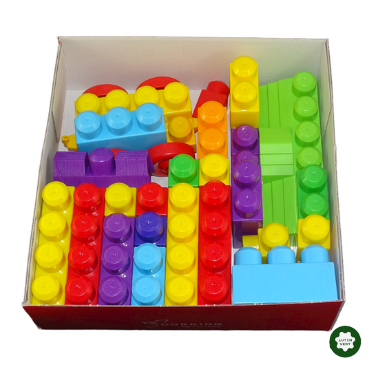 Lot d’1kg de Mega Bloks occasion MEGA BLOKS - Dès 3 mois | Lutin Vert