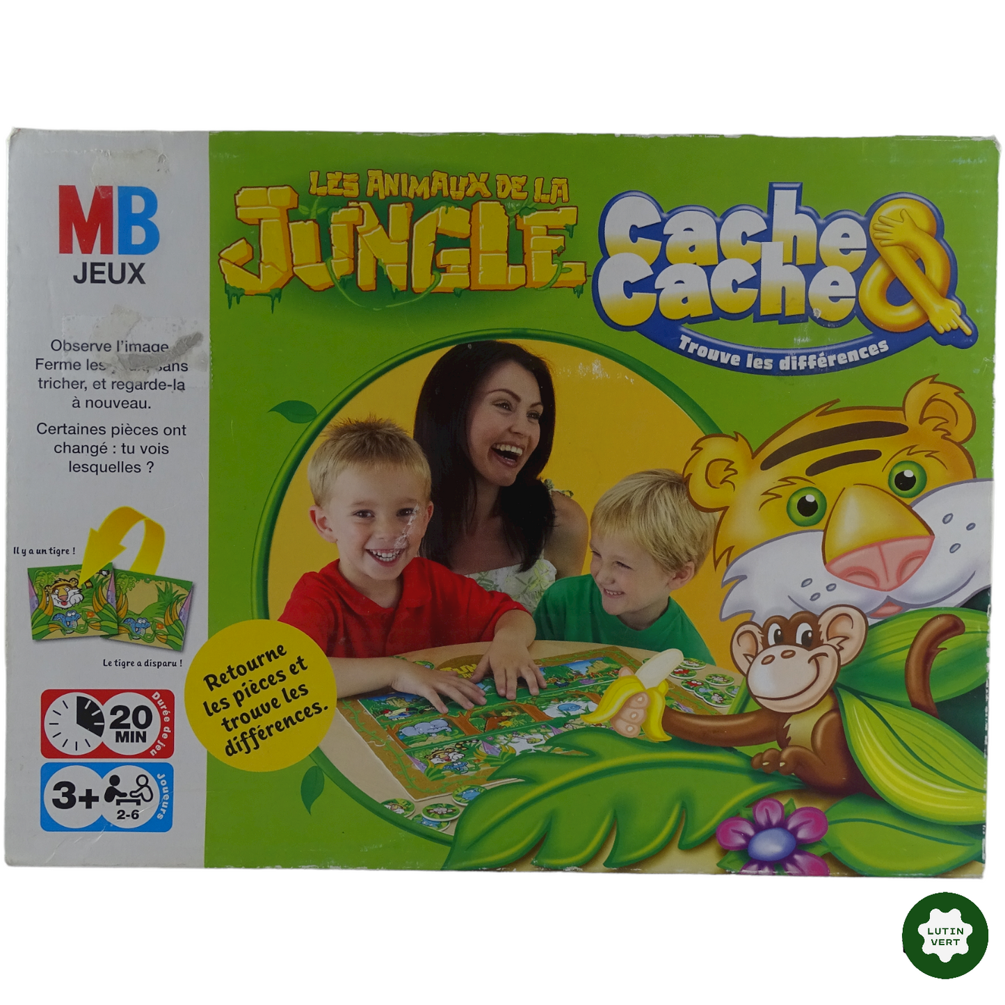 Les animaux de la Jungle occasion MB JEUX - Dès 3 ans | Lutin Vert