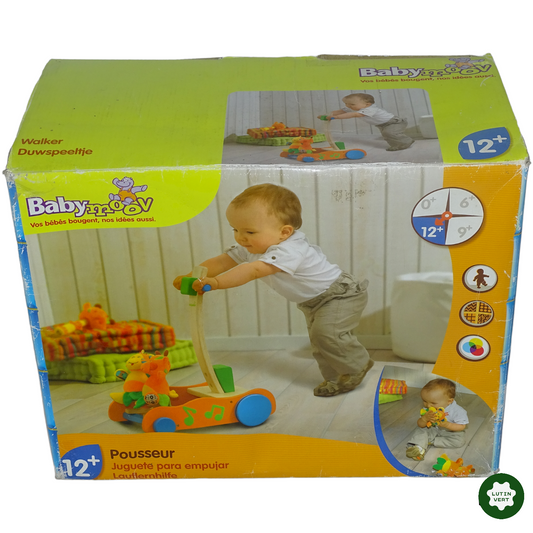 Trotteur, pousseur en bois d'occasion BABY MOOVE - Dès 1 an | Lutin Vert