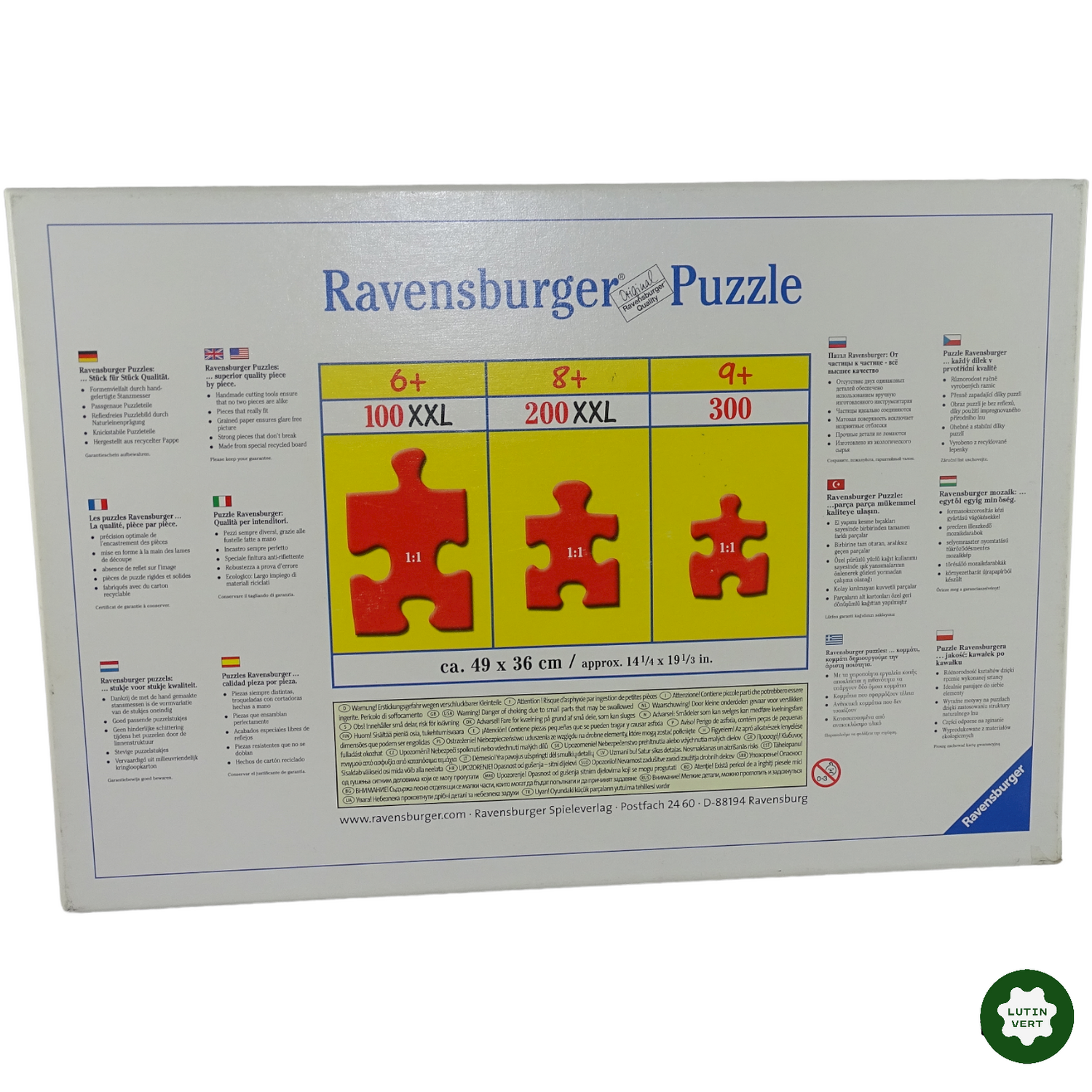 4 puzzles Winnie l'Ourson occasion RAVENSBURGER - Dès 5 ans