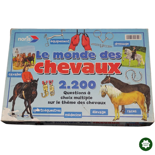 Jeu Le monde des chevaux 2200 questions d'occasion NORIS - Dès 7 ans | Lutin Vert