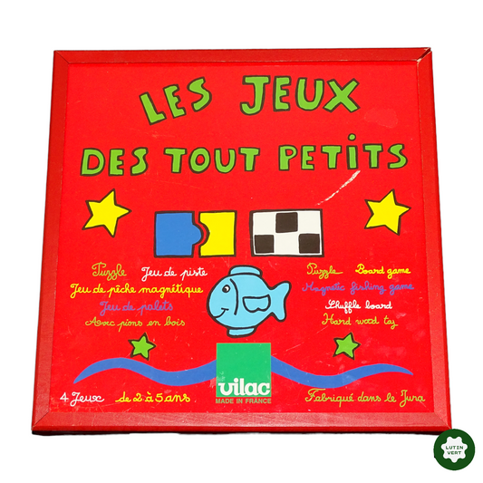 Boîte multi-jeu – Les jeux des tout petits d'occasion VILAC - Dès 2 ans | Lutin Vert
