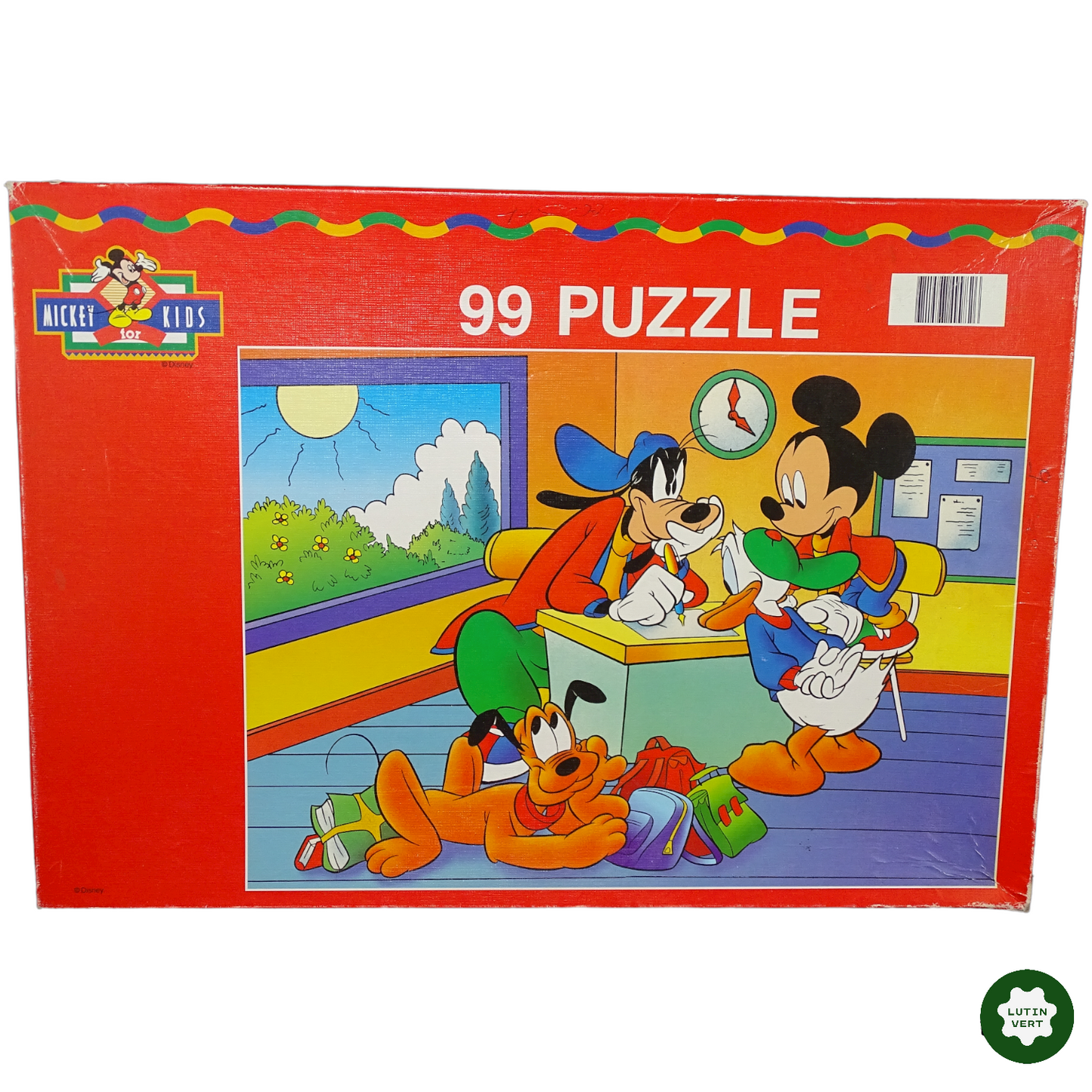 Puzzle Mickey, Donald, Dingo et Pluto 99 pièces d'occasion MASTER-LINE - Dès 6 ans | Lutin Vert