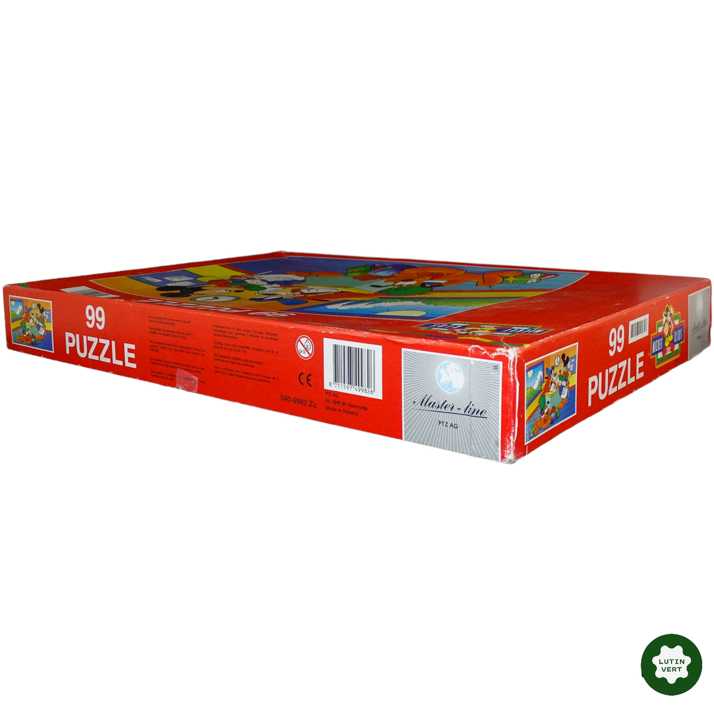 Puzzle Mickey, Donald, Dingo et Pluto 99 pièces d'occasion MASTER-LINE - Dès 6 ans | Lutin Vert
