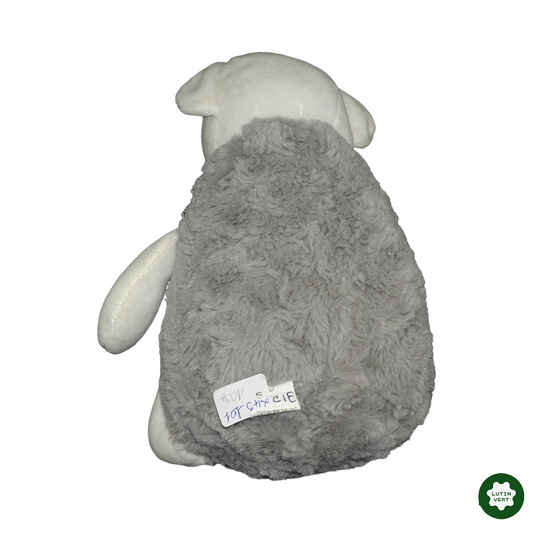 Peluche ours blanc et gris d'occasion ATMOSPHERA - Dès 6 mois | Lutin Vert